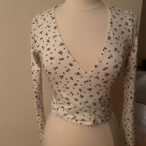 never worn brandy wrap top